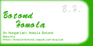 botond homola business card